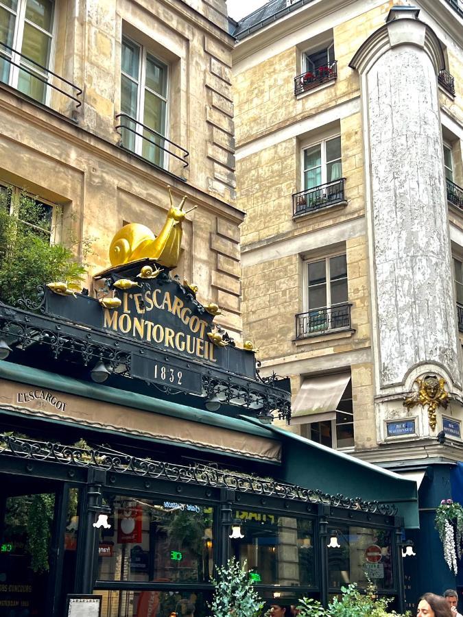 דירות פריז Quartier Montorgueil, Voie Pietonne, Dans Un Immeuble Du Xveme מראה חיצוני תמונה